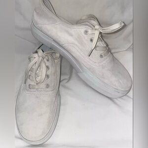 Vince Copley Italian Sport Suede Platform Lace-Up Sneaker Shoe Off White New